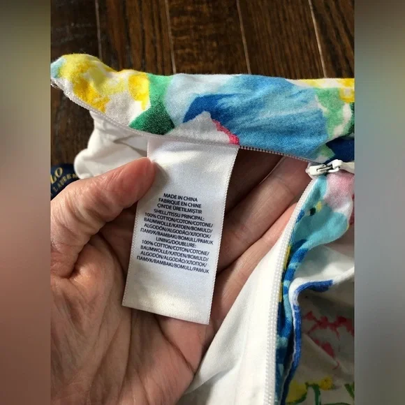 Polo Ralph Lauren Girls 5 Floral Pleated Sateen Mini Skirt w/Pockets - EUC! - Picture 8 of 12